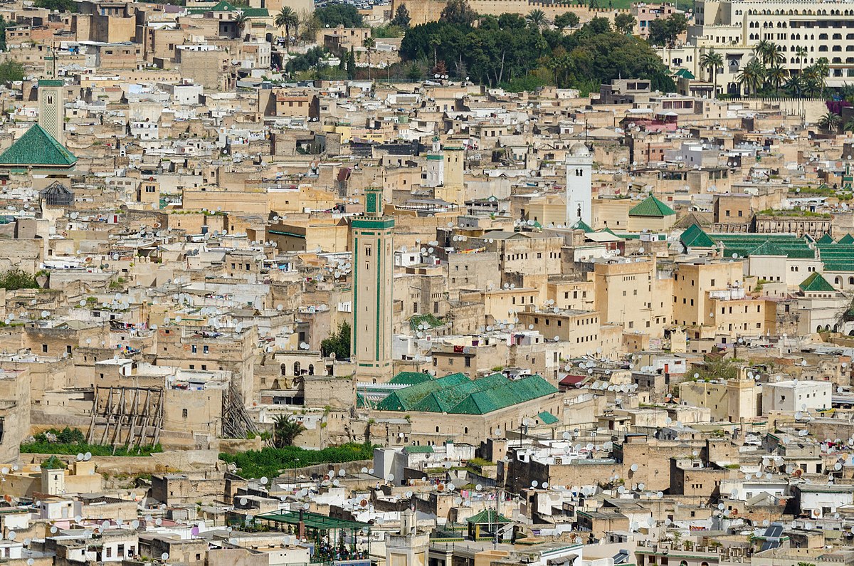 Fes medina panorama
