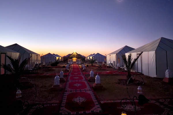 Merzouga sunrise over Erg Chebbi