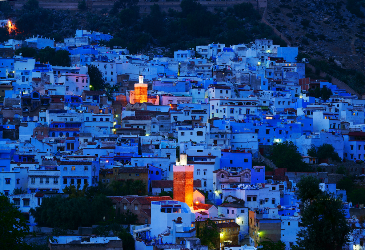 Chefchaouen blue alley