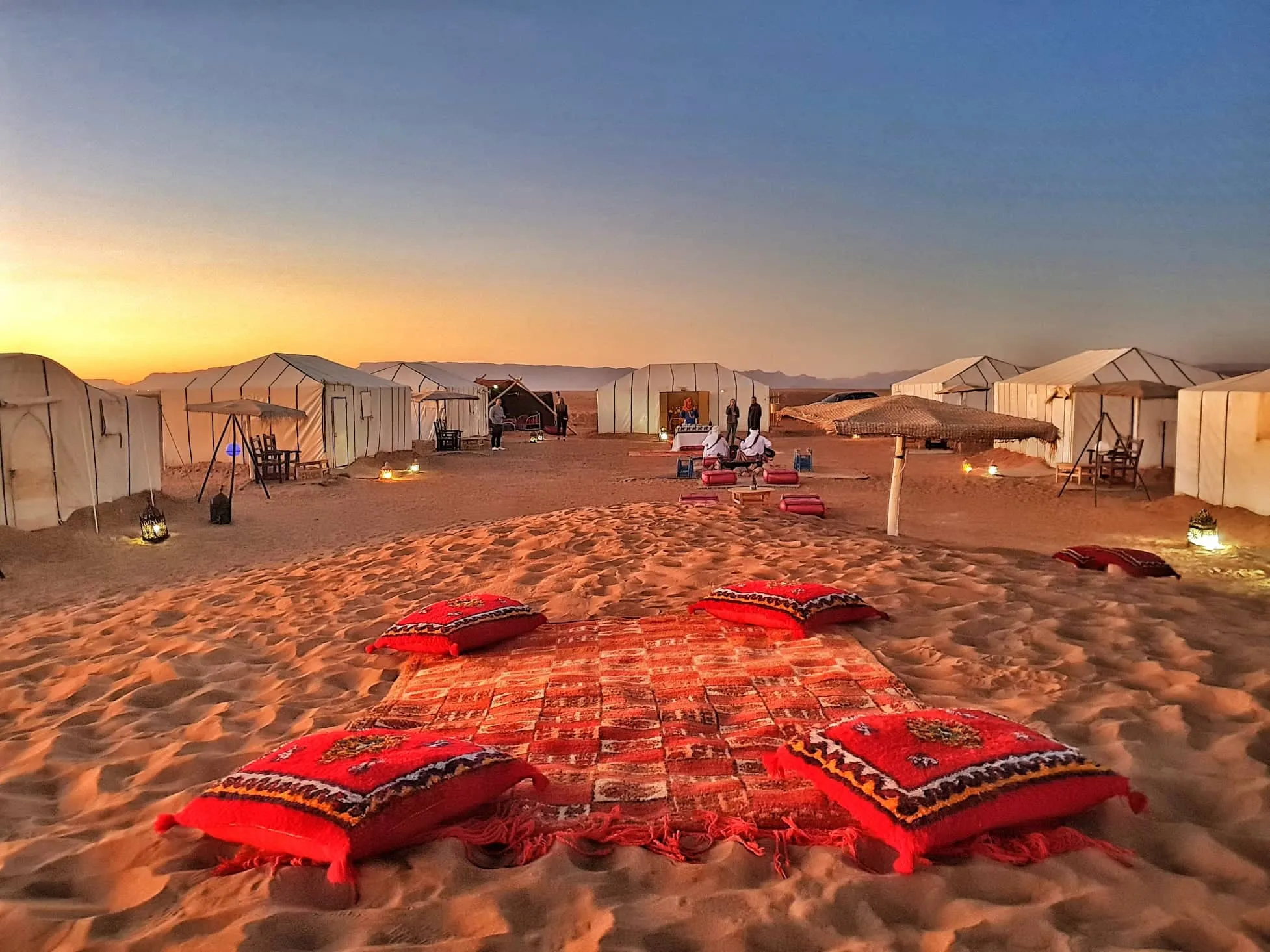 Luxury desert camp in Merzouga