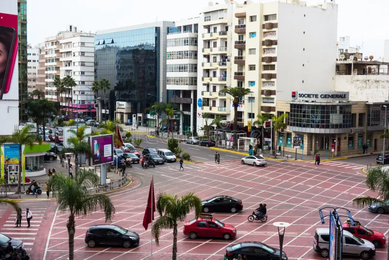 Casablanca city view and skyline
