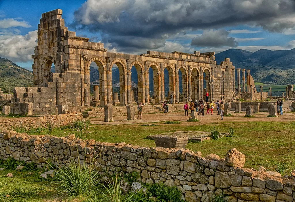 Historic remains of Volubilis